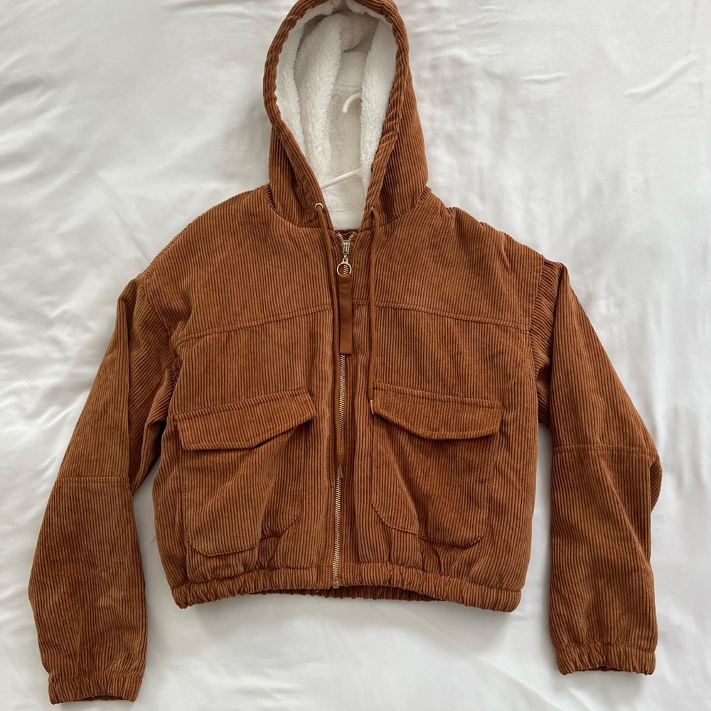 Corduroy Cropped Jacket